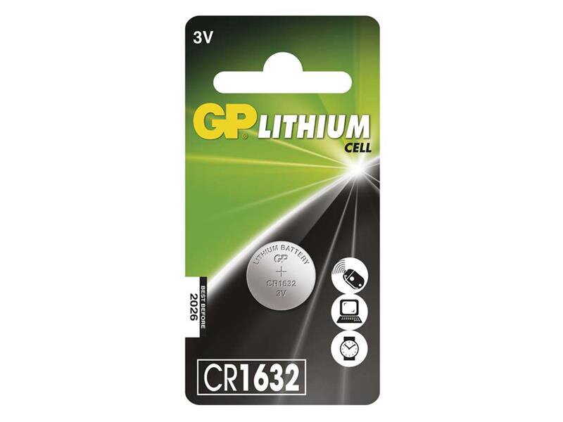Batéria GP líthiová gombíková CR1632, 1ks/ blister Batéria GP líthiová gombíková CR1632, 1ks/ blister