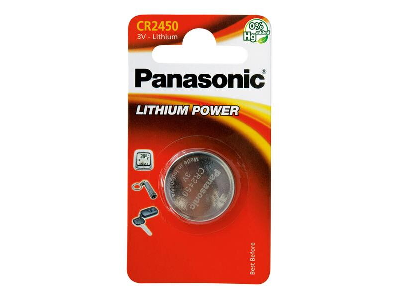 Baterie CR2450 PANASONIC lithiová 1BP Baterie CR2450 PANASONIC lithiová 1BP