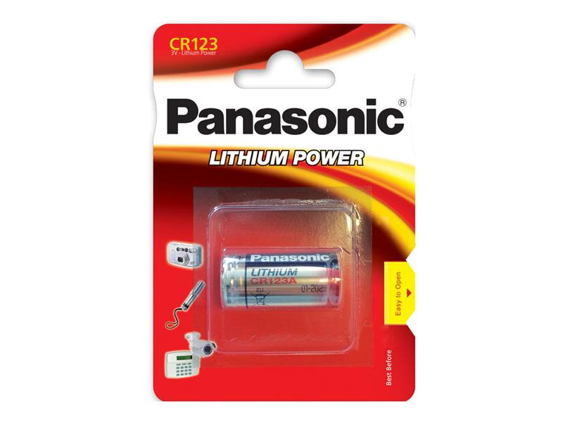 Baterie CR123 PANASONIC lithiová 1BP Baterie CR123 PANASONIC lithiová 1BP