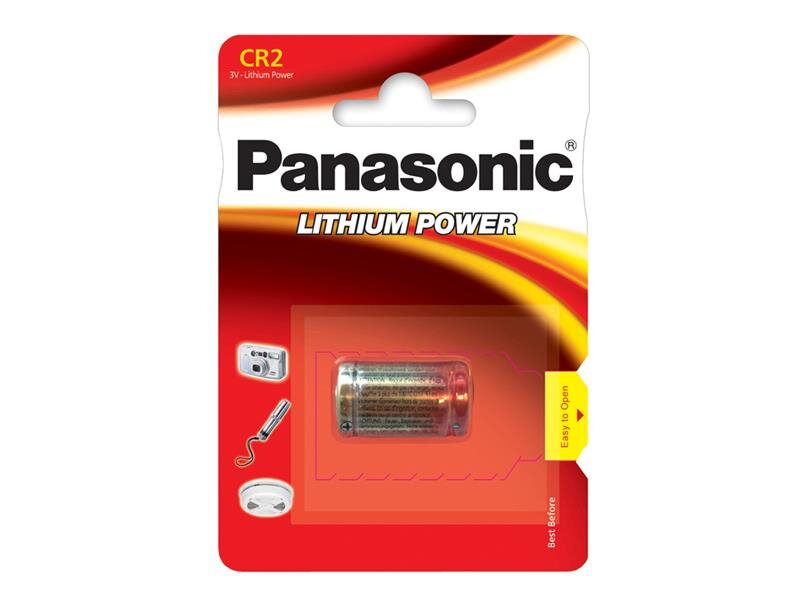 Baterie    CR2 PANASONIC lithiová 1BP
