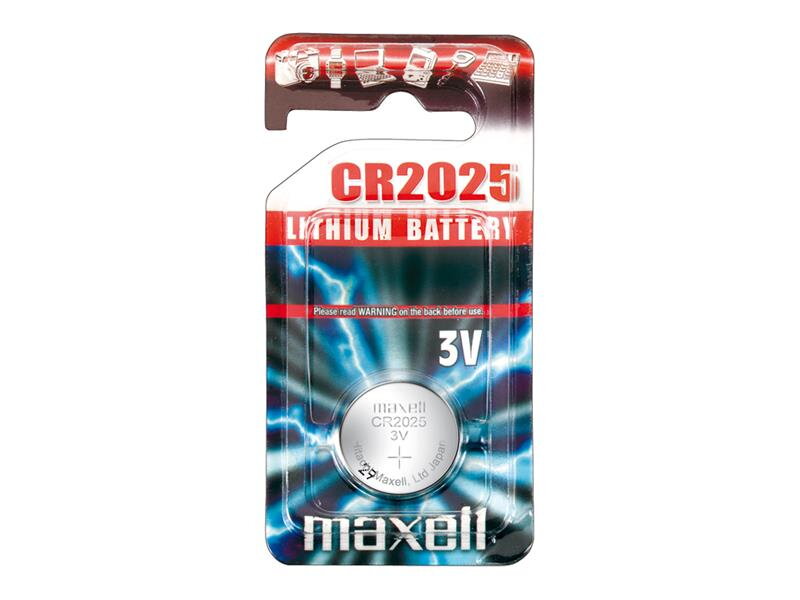 Batérie CR2025 MAXELL lítiová 1BP Batérie CR2025 MAXELL lítiová 1BP