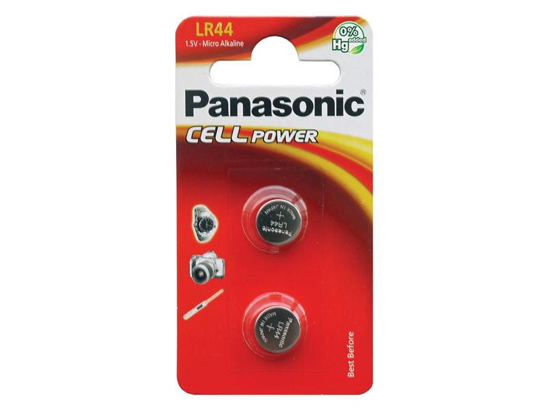 Batérie LR44 (A76) PANASONIC Cell Power alkalická 2BP Batérie LR44 (A76) PANASONIC Cell Power alkalická 2BP