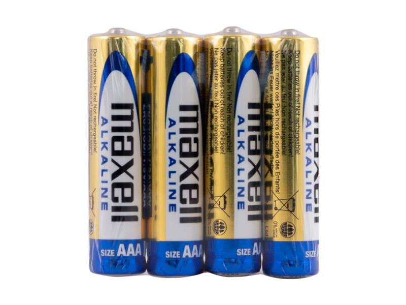 Batéria AAA (R03) alkalická MAXELL 4ks / shrink Batéria AAA (R03) alkalická MAXELL 4ks / shrink