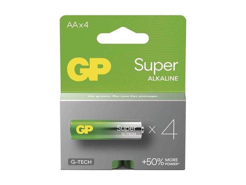 Batérie AA (R6) alkalická GP Super 4ks Batérie AA (R6) alkalická GP Super 4ks