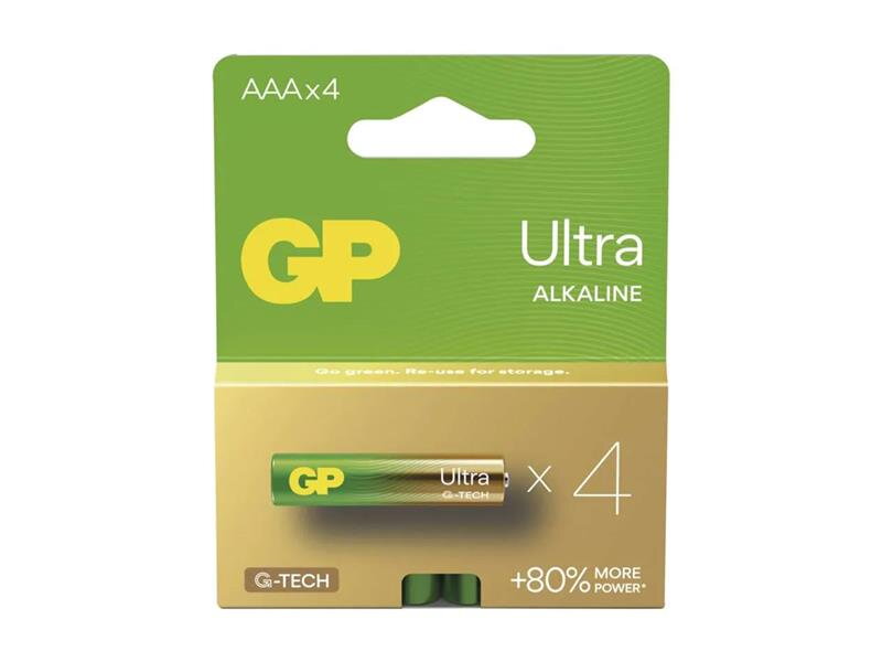 Batéria AAA (R03) alkalická GP Ultra 4ks Batéria AAA (R03) alkalická GP Ultra 4ks