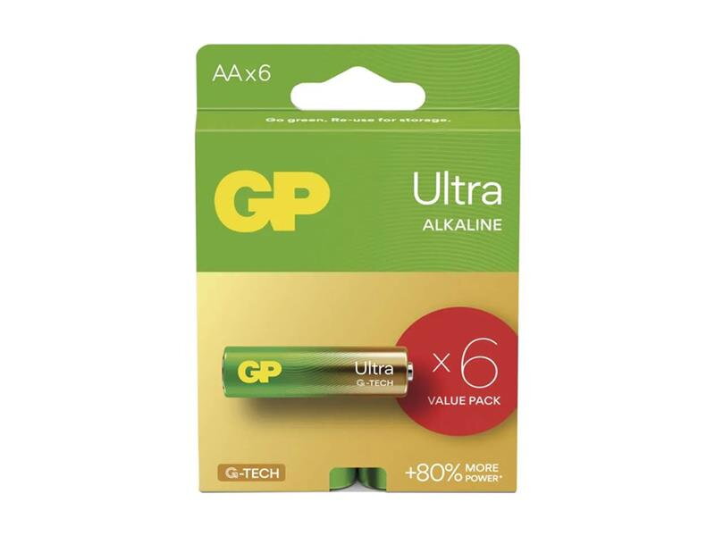 Batéria AA (R6) alkalická GP Ultra 6ks Batéria AA (R6) alkalická GP Ultra 6ks