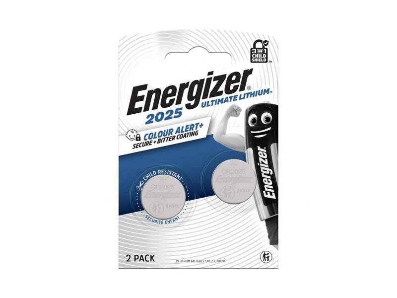 Batéria CR2025 ENERGIZER Ultimate lítiová 2ks / blister Batéria CR2025 ENERGIZER Ultimate lítiová 2ks / blister
