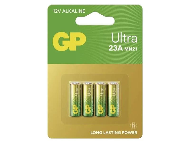 Batéria 23A GP Ultra alkalická 4ks / blister Batéria 23A GP Ultra alkalická 4ks / blister