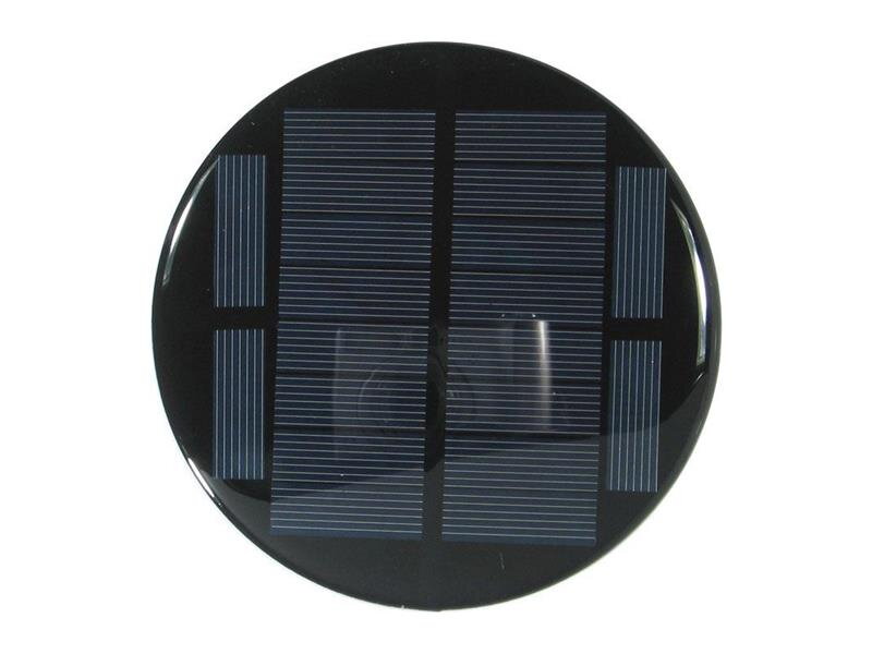 Fotovoltaický solárny panel mini 5V/200mA, polykryštalický, priemer 110mm Fotovoltaický solárny panel mini 5V/200mA, polykryštalický, priemer 110mm