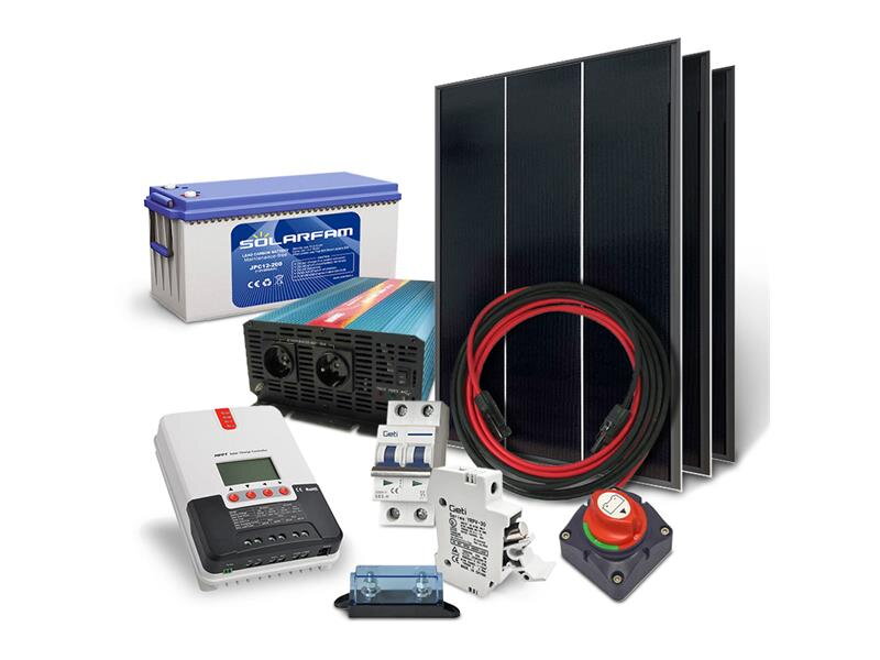 Solárna zostava ostrovná SOLARFAM 540Wp, 12V, batéria 200Ah, menič 230VAC 2000W Solárna zostava ostrovná SOLARFAM 540Wp, 12V, batéria 200Ah, menič 230VAC 2000W