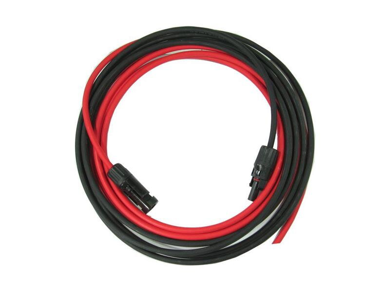 Solárny kábel 6mm2, červený+čierny s konektormi MC4, 2m Solárny kábel 6mm2, červený+čierny s konektormi MC4, 2m