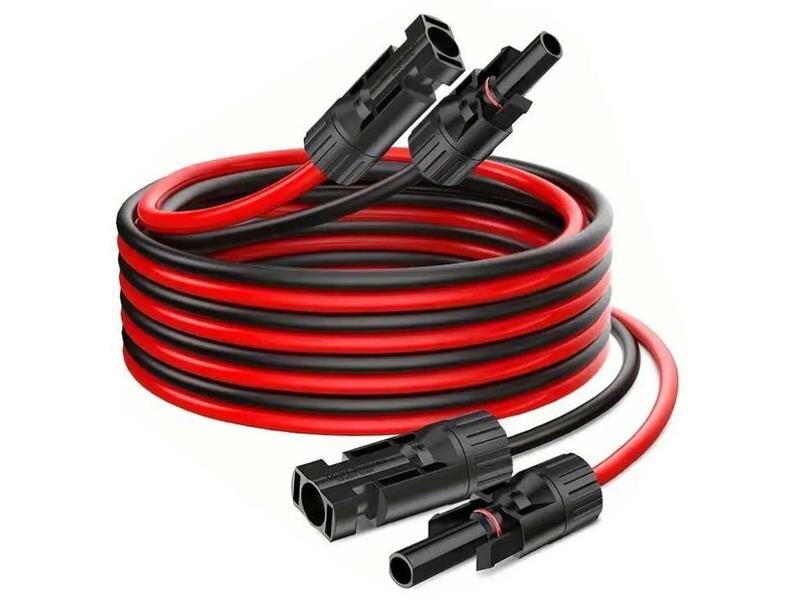 Solárny kábel 4mm2, červený+čierny s konektormi MC4, predĺženie 3m