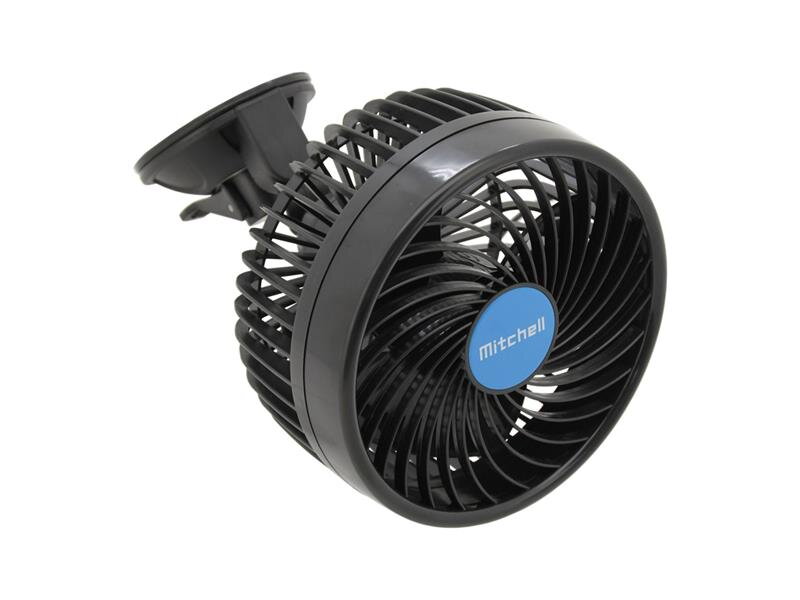 Ventilátor MITCHELL 150mm 12V na prísavku