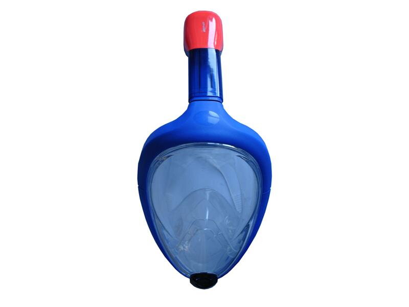 Maska ACRA celotvárová potápačská so šnorchlom veľkosť L modrá