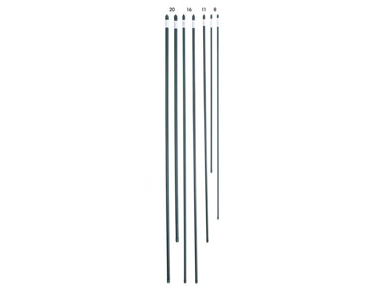 Tyč 8mm/ 90cm rostlin ocel+PE Tyč 8mm/ 90cm rostlin ocel+PE