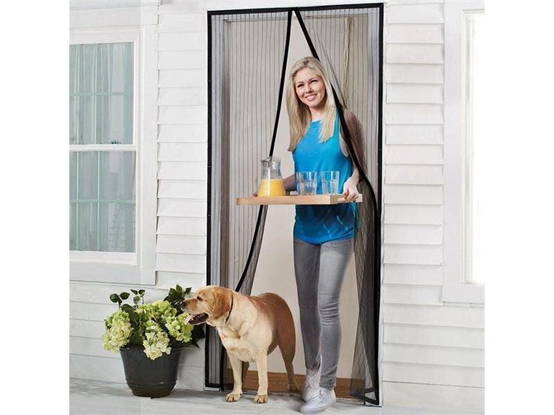 Síť proti hmyzu na dveře 210 x 101cm černá Síť proti hmyzu na dveře 210 x 101cm černá