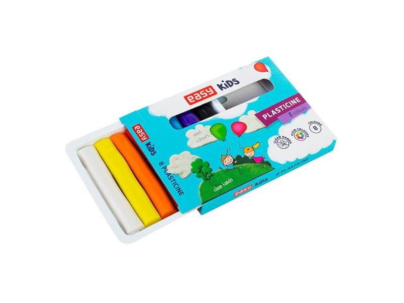 Plastelína EASY Creative sada 8 barev, 128g Plastelína EASY Creative sada 8 barev, 128g