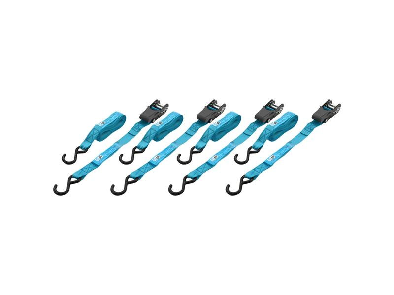 Popruh COMPASS s račňou a háky 3,5m 4ks TÜV BLUE WAY Popruh COMPASS s račňou a háky 3,5m 4ks TÜV BLUE WAY