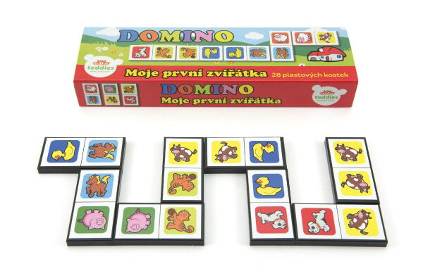 Domino TEDDIES MOJE PRVNÍ ZVÍŘÁTKA 28ks Domino TEDDIES MOJE PRVNÍ ZVÍŘÁTKA 28ks