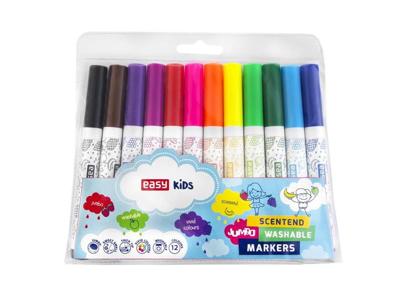 Fixky EASY JUMBO 12 farieb Fixky EASY JUMBO 12 farieb