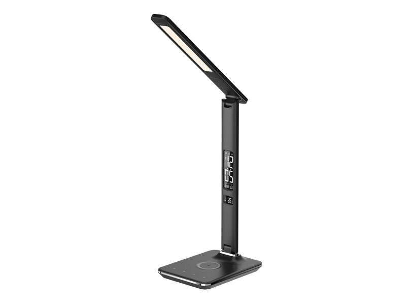 Lampa stolná IMMAX KINGFISHER Qi BLACK 08965L Lampa stolná IMMAX KINGFISHER Qi BLACK 08965L