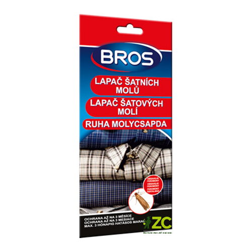 Lapač šatníkových molí BROS 10ks Lapač šatníkových molí BROS 10ks
