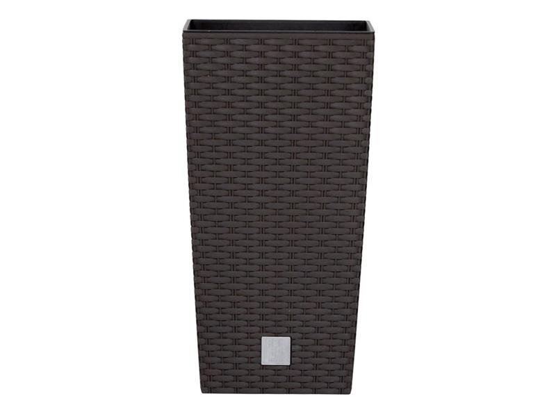 Kvetináč PROSPERPLAST RATO SQUARE hnedý 17 x 17 x 32.4 cm Kvetináč PROSPERPLAST RATO SQUARE hnedý 17 x 17 x 32.4 cm