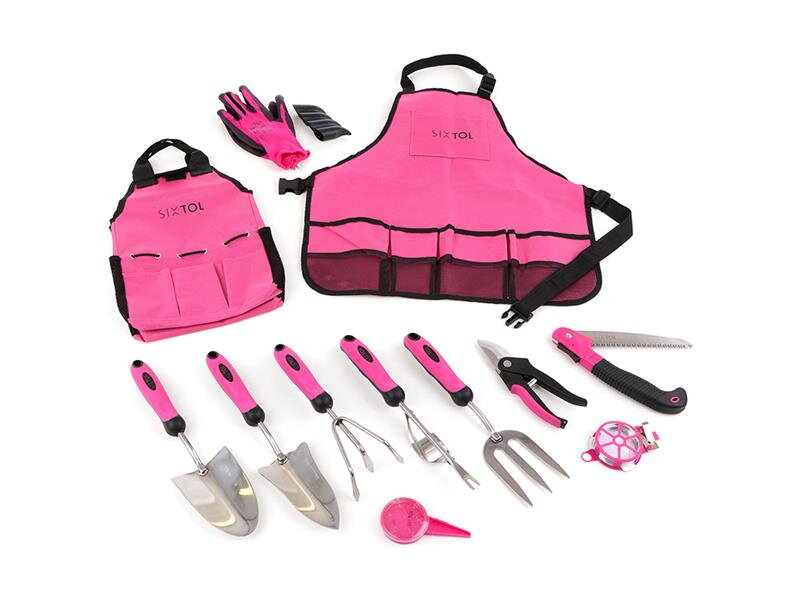 Sada záhradného náradia SIXTOL GARDEN PINK 12 12ks Sada záhradného náradia SIXTOL GARDEN PINK 12 12ks