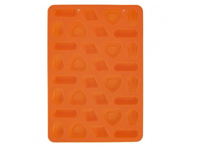 Forma na pečenie ORION Pracné 32 mix silikón oranžová