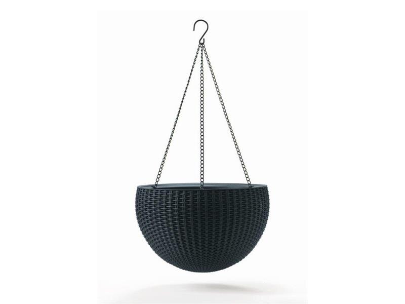 Kvetináč závesný KETER Hanging Sphere whiskey Graphite Kvetináč závesný KETER Hanging Sphere whiskey Graphite