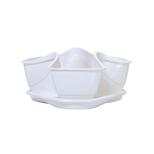 Kvetináč COUBI biely 29,5cm Kvetináč COUBI biely 29,5cm