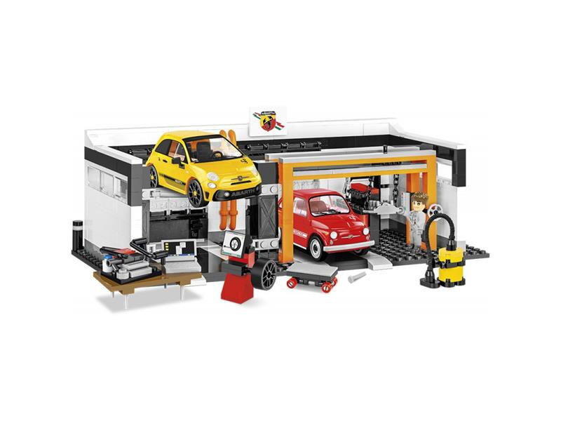 Stavebnica COBI 24501 Abarth Racing Garage, 590 k, 1 f