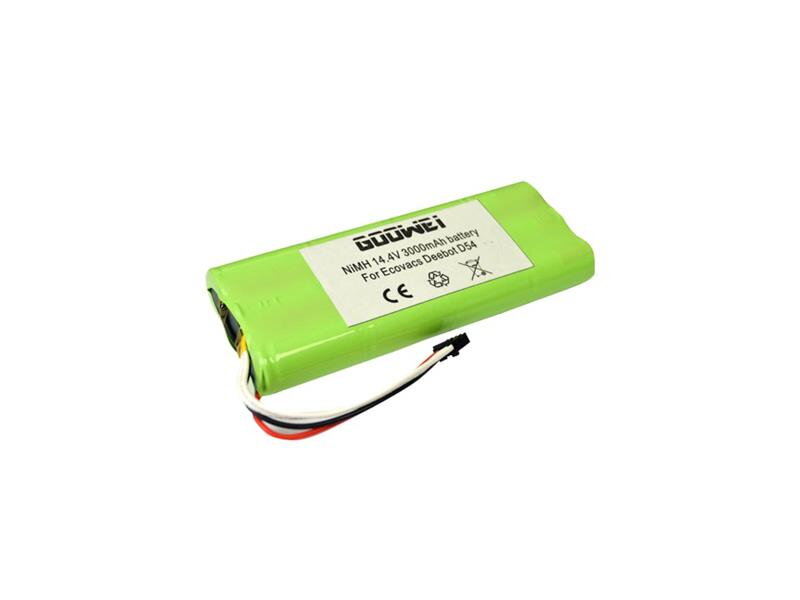 Batérie pre ECOVACS DEEBOT D54, D56, D58, D59 GOOWEI 3000mAh Ni-Mh Batérie pre ECOVACS DEEBOT D54, D56, D58, D59 GOOWEI 3000mAh Ni-Mh