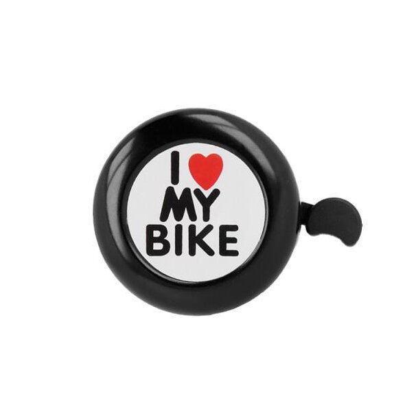 Zvonček na bicykel Forever Outdoor Black I love my bike