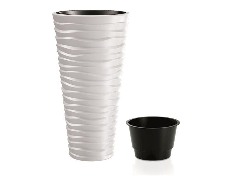 Kvetináč SAND SLIM 29,6cm biely Kvetináč SAND SLIM 29,6cm biely