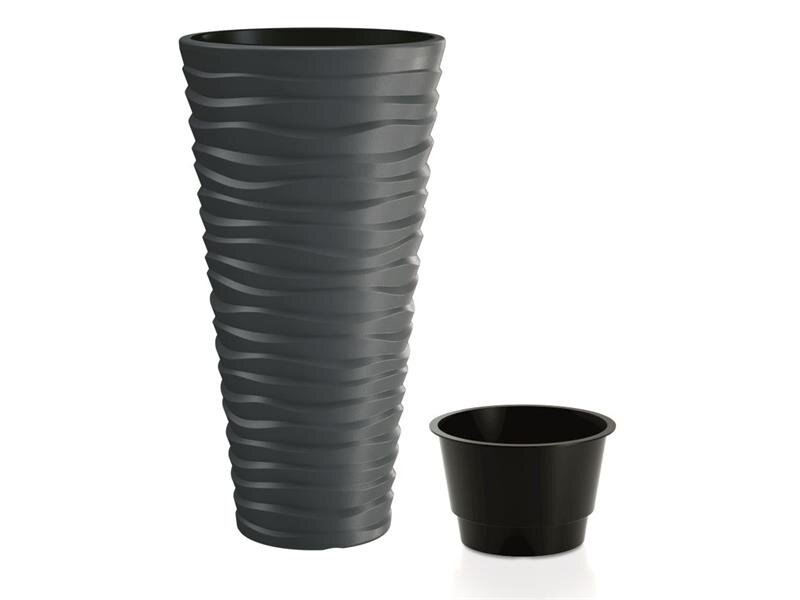 Kvetináč SAND SLIM 29,6 cm antracit Kvetináč SAND SLIM 29,6 cm antracit