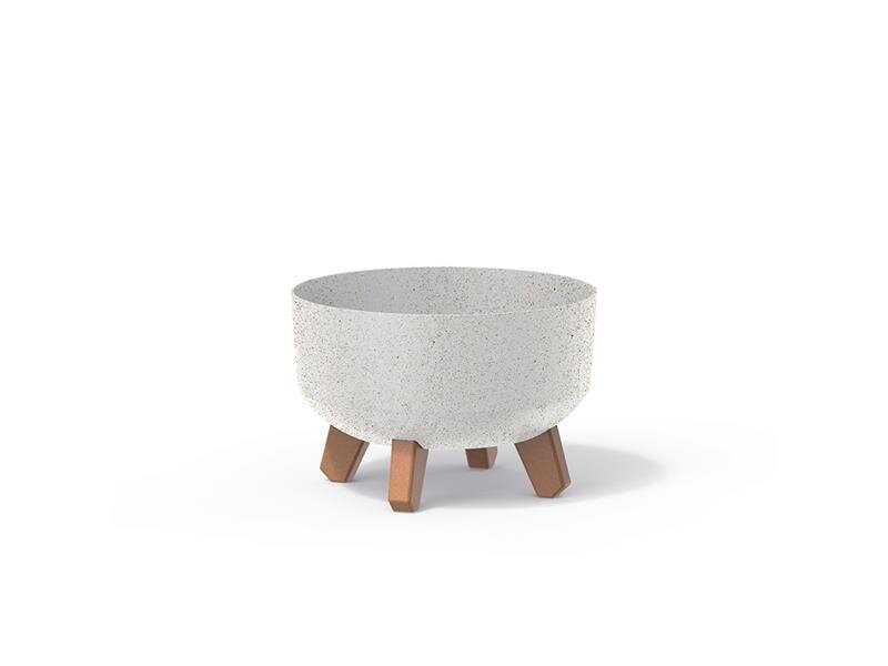 Kvetináč GRACIA LOW ECO WOOD 23,5 cm biely Kvetináč GRACIA LOW ECO WOOD 23,5 cm biely