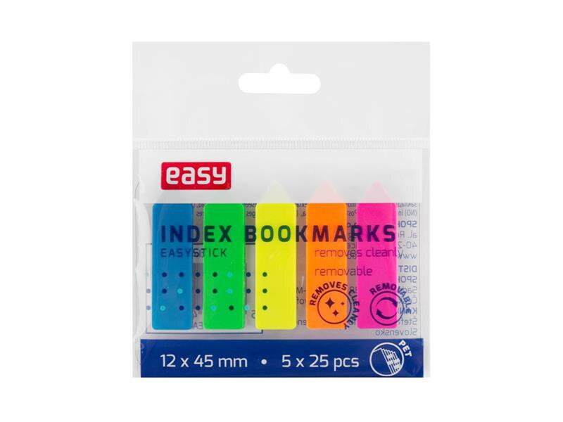 Záložky plastové EASY STICK 5 farieb Záložky plastové EASY STICK 5 farieb