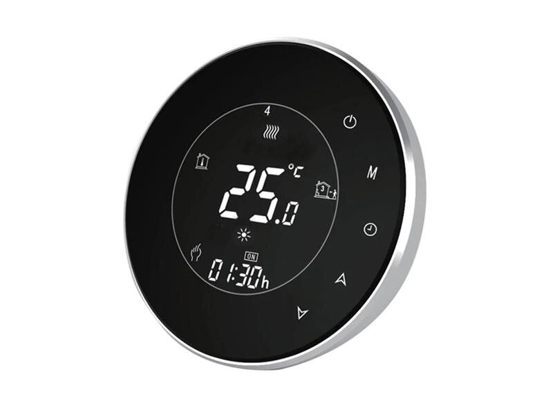Smart termostat MOES BHT-6000-GC Black WiFi Tuya Smart termostat MOES BHT-6000-GC Black WiFi Tuya