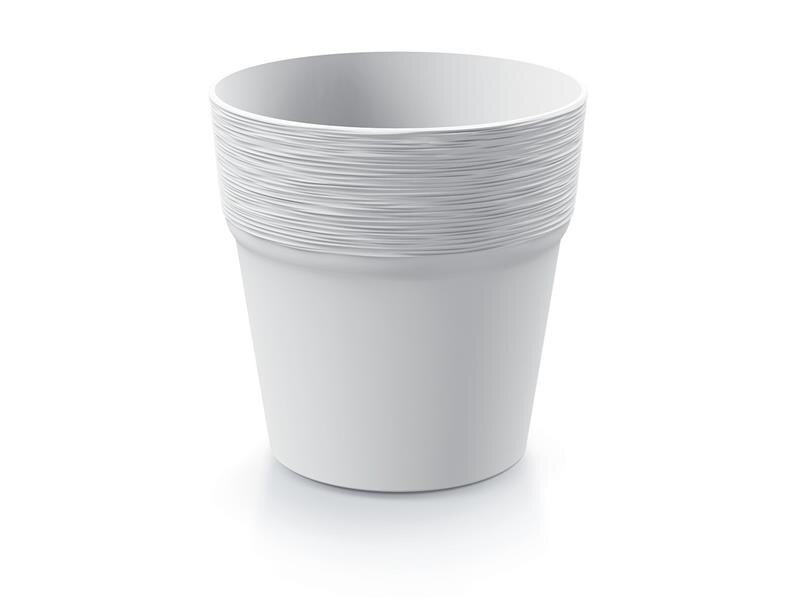 Kvetináč FURU biely 12cm Kvetináč FURU biely 12cm
