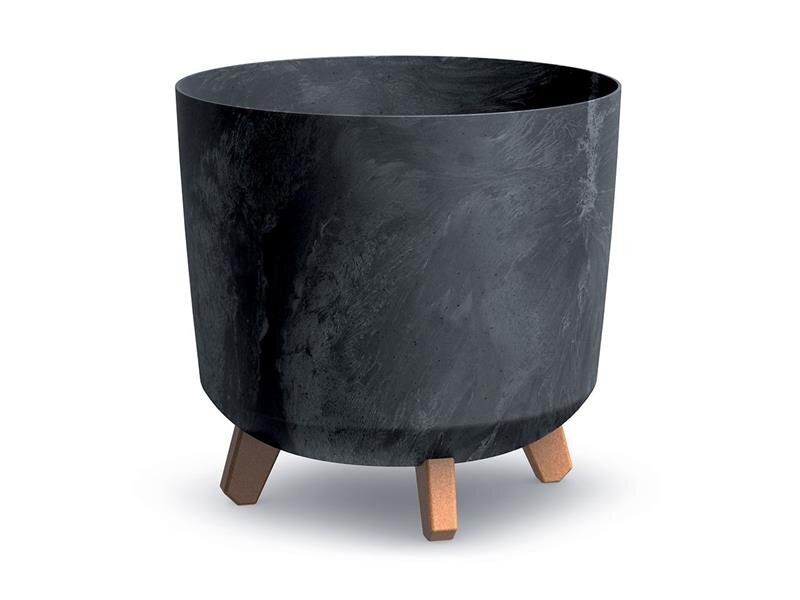 Kvetináč GRACIA TUBUS BETON EFFECT antracit 29,8cm Kvetináč GRACIA TUBUS BETON EFFECT antracit 29,8cm