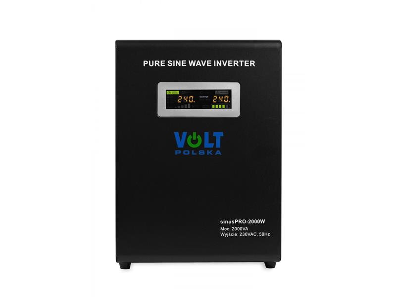 Zdroj záložný VOLT Sinus Pro 2000 W 24/230V 2000VA 1400W Zdroj záložný VOLT Sinus Pro 2000 W 24/230V 2000VA 1400W