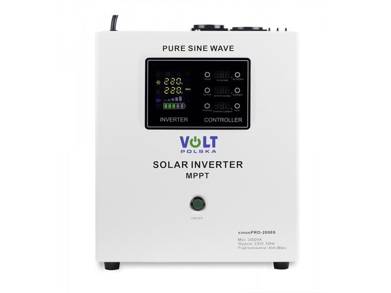 Solárny regulátor VOLT Sinus Pro 2000 S 24/230V 2000VA 1400W MPPT 40A