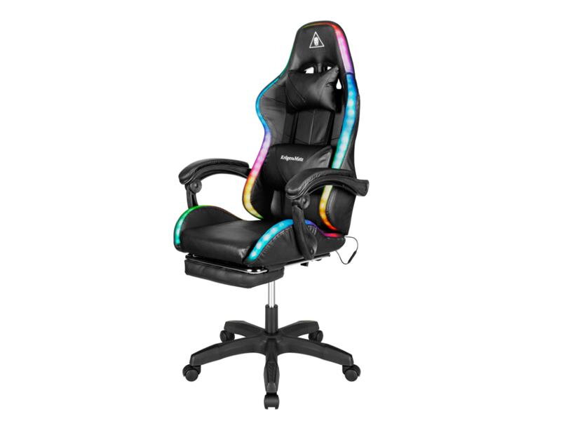 Kreslo herné KRUGER & MATZ GX-150 Warrior RGB čierne Kreslo herné KRUGER & MATZ GX-150 Warrior RGB čierne