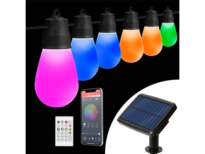 Smart solárny reťaz GARDEN OF EDEN 11747 RGB 1,3W Smart solárny reťaz GARDEN OF EDEN 11747 RGB 1,3W
