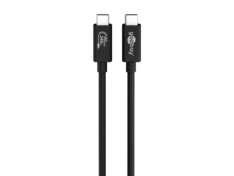Kábel GOOBAY 61717 USB-C/USB-C 1m Black Kábel GOOBAY 61717 USB-C/USB-C 1m Black