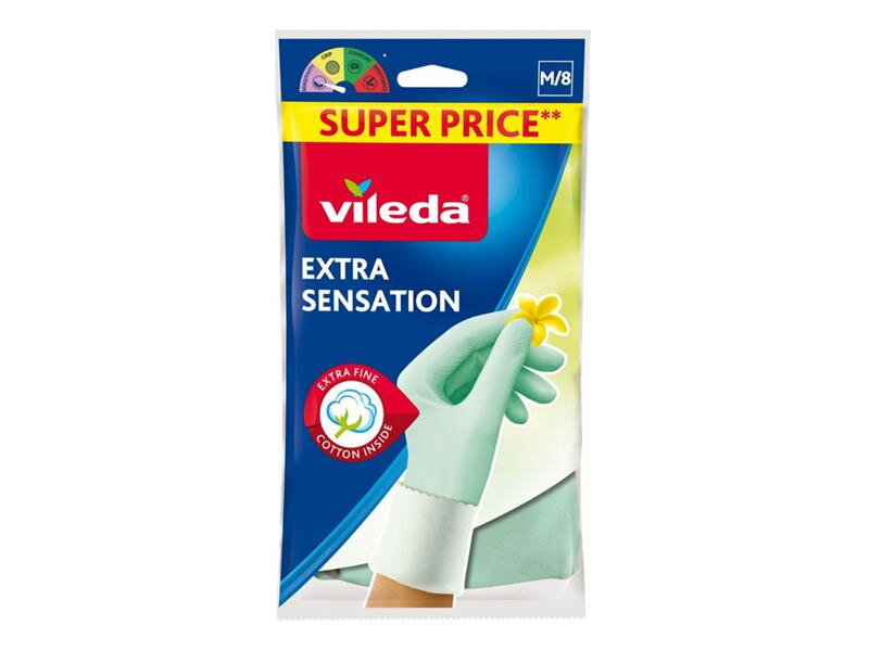 Rukavice VILEDA Extra Sensation M 167394 Rukavice VILEDA Extra Sensation M 167394