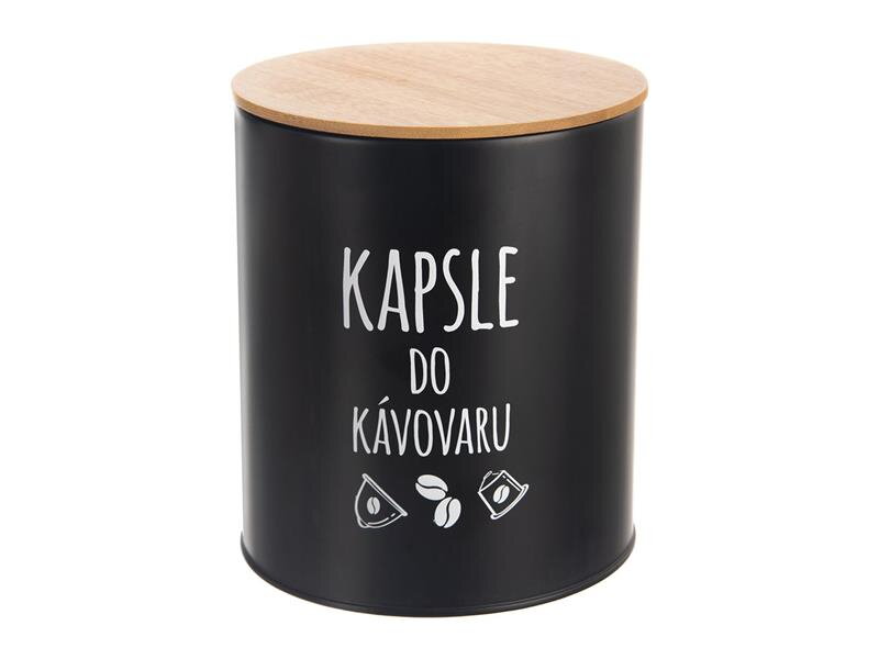 Dóza ORION Black Kapsule do kávovaru 16cm Dóza ORION Black Kapsule do kávovaru 16cm