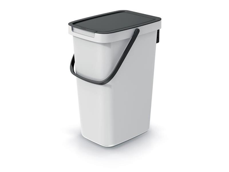 Kôš odpadkový SYSTEMA Q COLLECT popolavý s čiernym vekom 12l Kôš odpadkový SYSTEMA Q COLLECT popolavý s čiernym vekom 12l