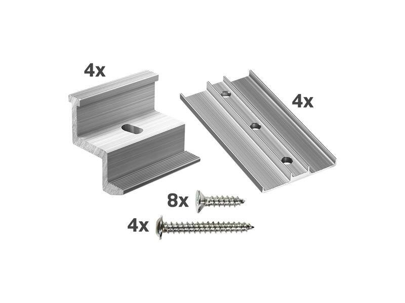 Držiak k solárnym vanám pre panely š. 1038 mm, hlbka 35 mm Držiak k solárnym vanám pre panely š. 1038 mm, hlbka 35 mm
